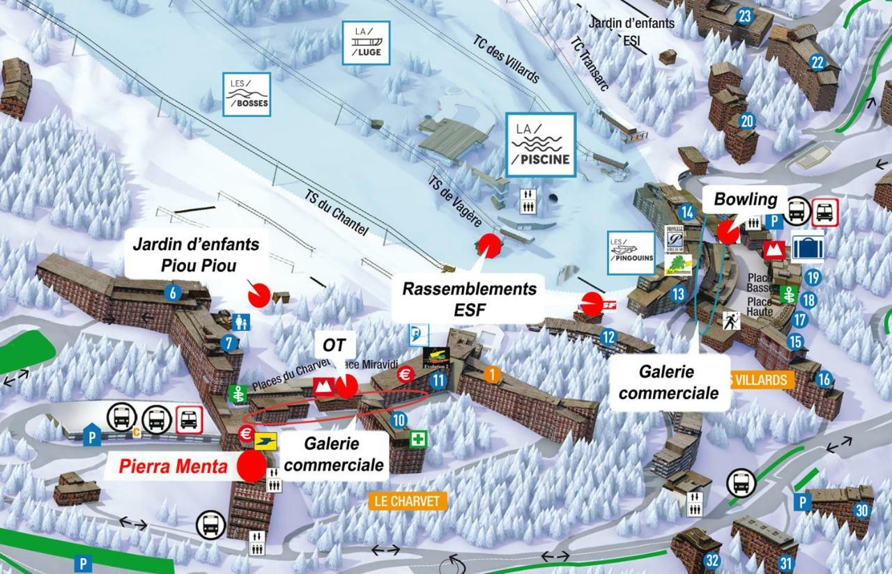 Ferienwohnung Arc 1800 Pierra Menta Les Arcs  Exterior foto